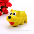 Pig Cartoon Chew Juguete de goma de goma Soundy Toy